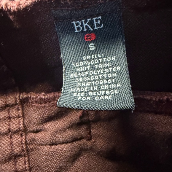 BKE Flyaway Denim Boho Jacket in bitter chocolate size small. - Picture 8 of 9